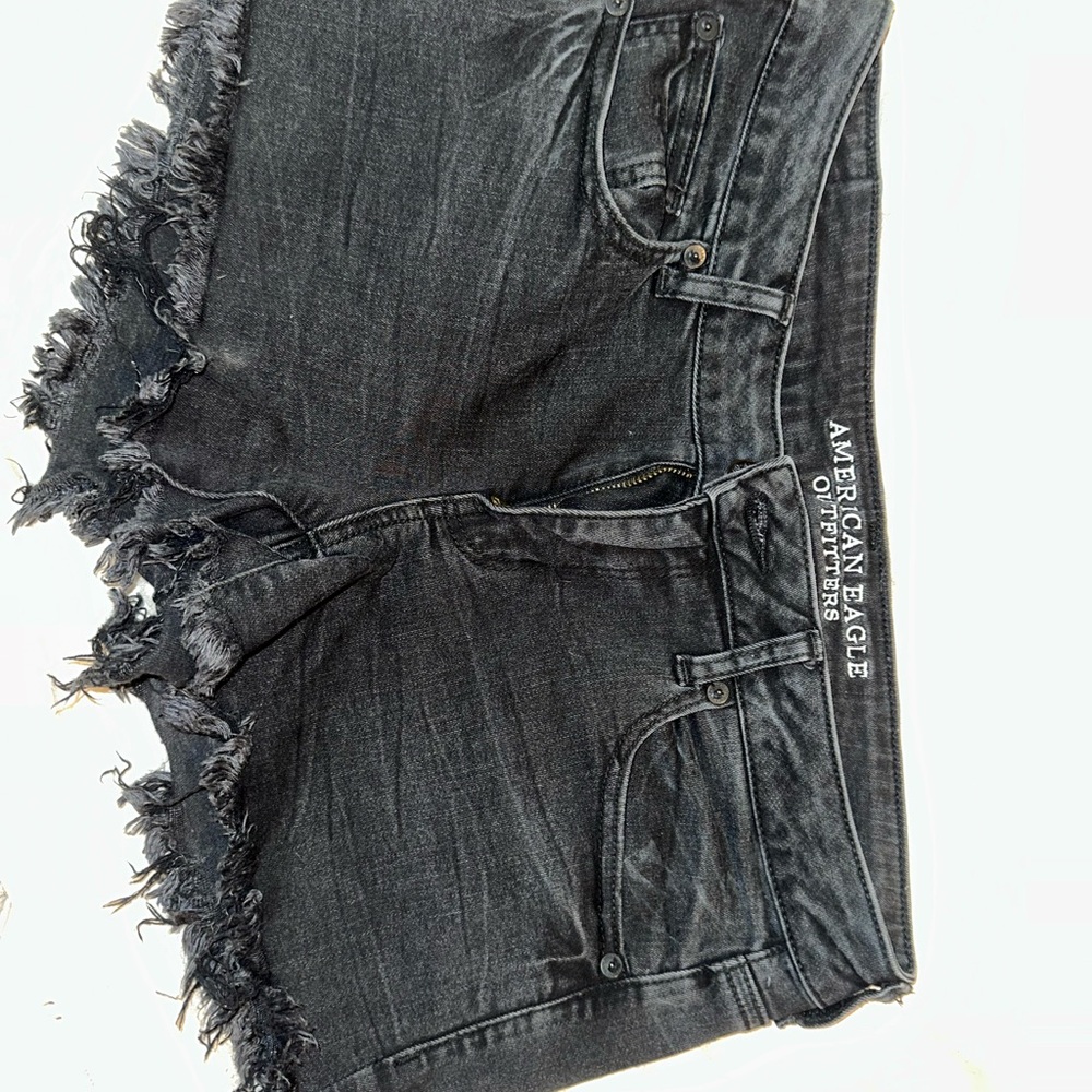 American Eagle Outfitters Black Jean Shorts